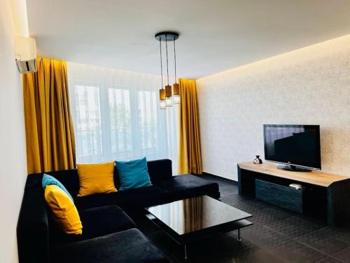 Blue & Gold Stylish Apartment