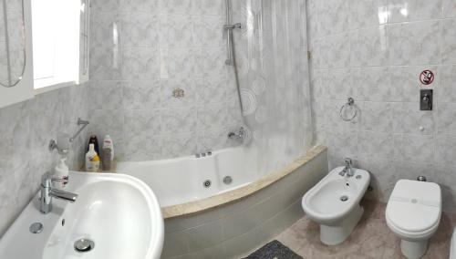 Koupelna v ubytování Casa Zibè