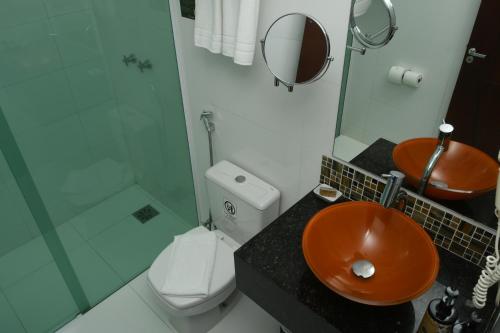 Bilik mandi di Hotel Araraquara By Mercure