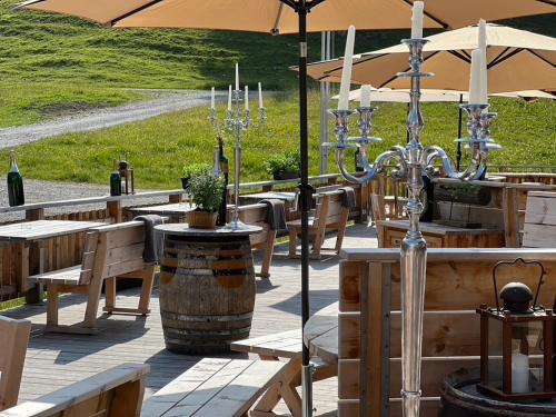 Jardín al aire libre en Erezsässhütte