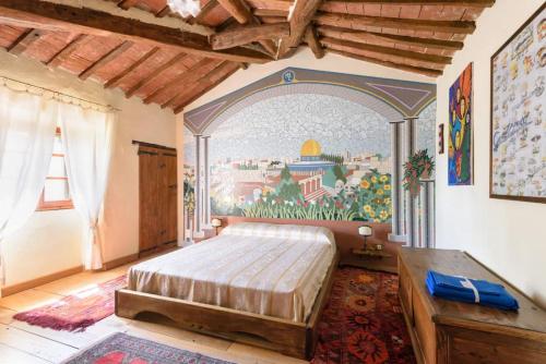 Ένα ή περισσότερα κρεβάτια σε δωμάτιο στο Casa Metelliano
