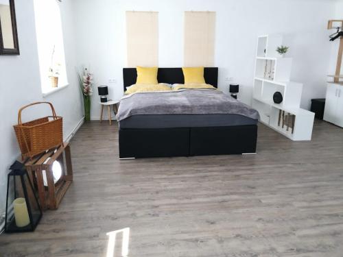Ένα ή περισσότερα κρεβάτια σε δωμάτιο στο Apartments Haus Erna