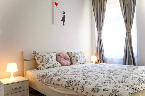 Llit o llits en una habitació de City Centre Praha 1 505