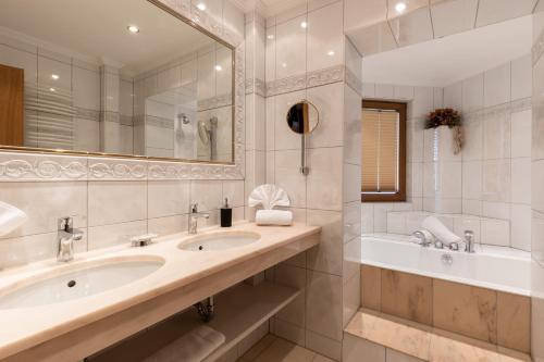 Koupelna v ubytování Hotel Schlosshof