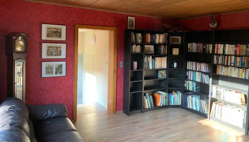Biblioteca en el apartamento