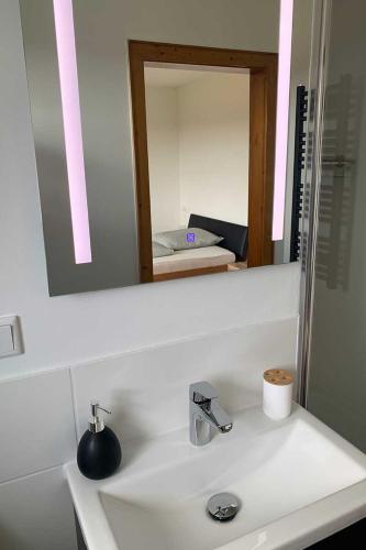 Un baño de Ferienhaus Liebchen free Netflix