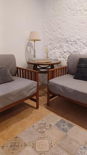 Χώρος καθιστικού στο L'hotelet 16 Rural loft