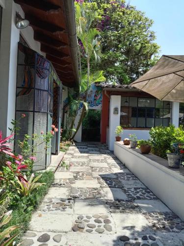 Taman di luar Hotel Boutique Casabella