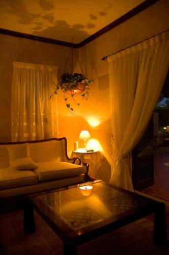 Posezení v ubytování Sandorini Villa for Rent