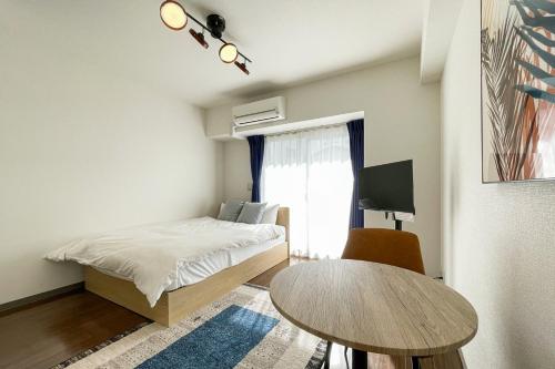 Katil atau katil-katil dalam bilik di Shin-Umeda Central Hills