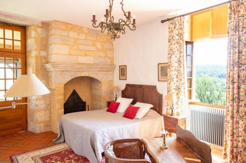 Ένα ή περισσότερα κρεβάτια σε δωμάτιο στο Sarrasins Bed and Breakfast