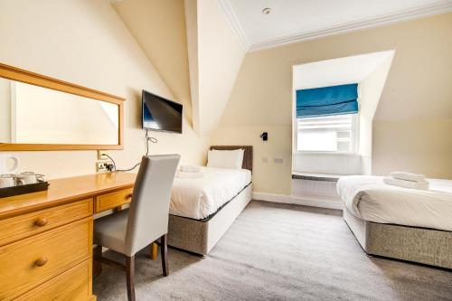 The Morar Hotelにあるベッド