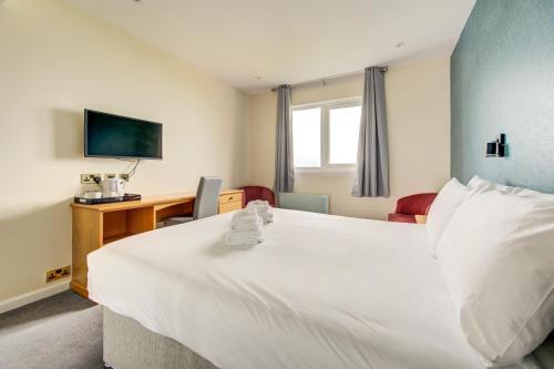 The Morar Hotelにあるベッド