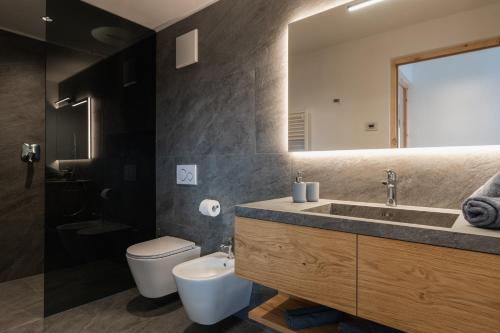 Ein Badezimmer in der Unterkunft Beim Lackl