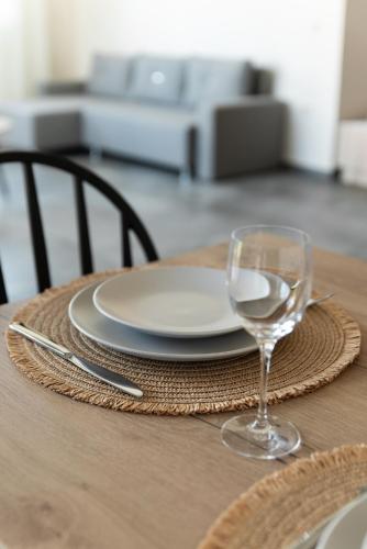 Χώρος καθιστικού στο Oliva Verde Residences