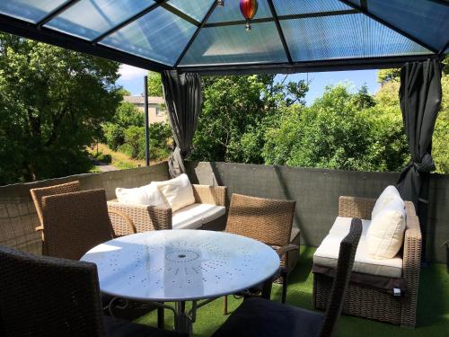 Maison de 2 chambres avec terrasse amenagee et wifi a Les Martys