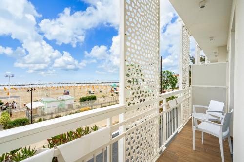 Balkoni atau teres di Hb Hotels Orchidea Blu