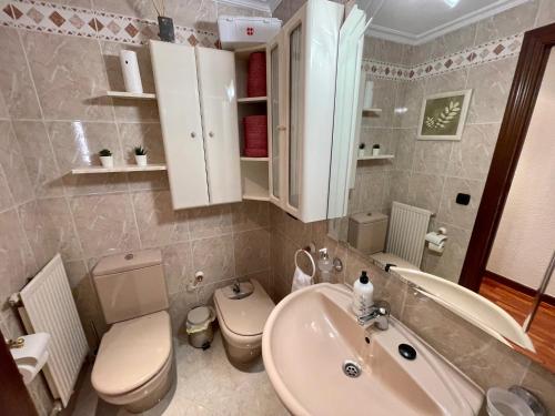 Koupelna v ubytování Apartamento Reyes de España / Free Parking & Wi Fi