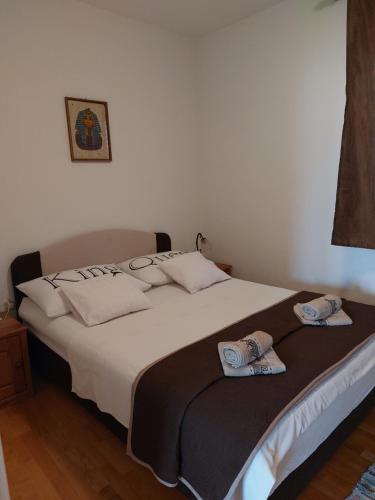 Posteľ alebo postele v izbe v ubytovaní Apartments Škerlep
