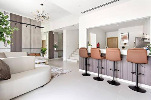 Posezení v ubytování Luxurious 3BR Villa Amaranta