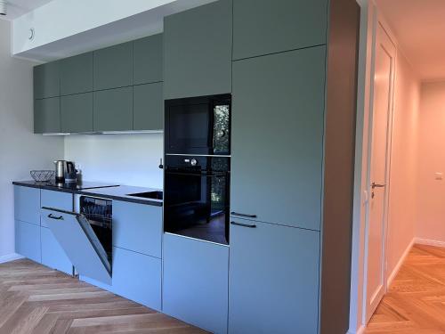 Dapur atau dapur kecil di Kuuse apartment