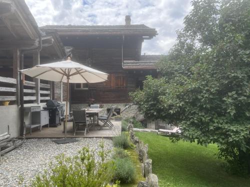 Zahrada ubytování The cosy Isba - Chambre d hôtes - Val de Bagnes - Verbier