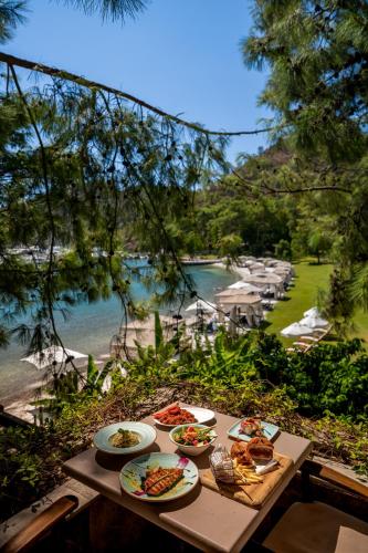 Landskap semula jadi dekat dengan resort