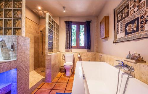 Koupelna v ubytování Casa La Rosa
