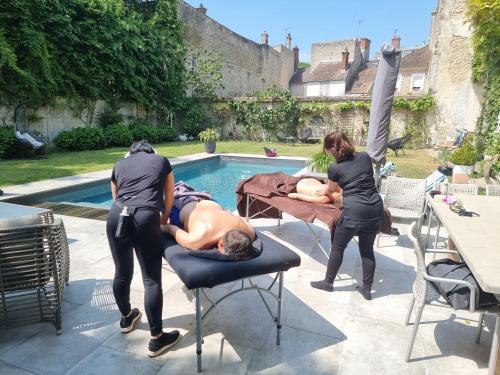 Επισκέπτες που μένουν στο Demeure Les Aiglons, Chambres d'hôtes & Spa
