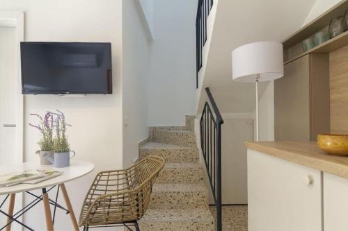 Μια τηλεόραση ή/και κέντρο ψυχαγωγίας στο Appartamento ERTA