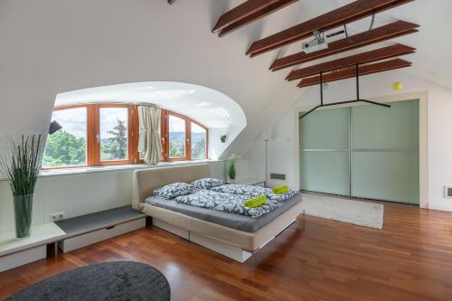 Χώρος καθιστικού στο Penthouse with Free PARKING and Free BIKES, wellness 8 min walk