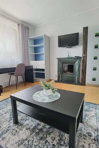 Μια τηλεόραση ή/και κέντρο ψυχαγωγίας στο Apartament z małym spa