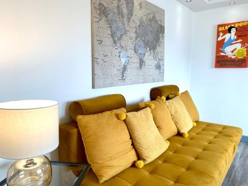 Χώρος καθιστικού στο Kennedy House by Blackpool Service Apartments
