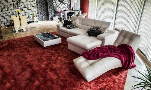 Ein Sitzbereich in der Unterkunft Luxury Apartments Burgas