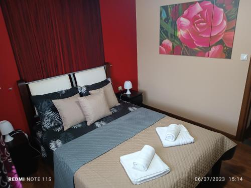 Postel nebo postele na pokoji v ubytování Hatsi home guesthouse