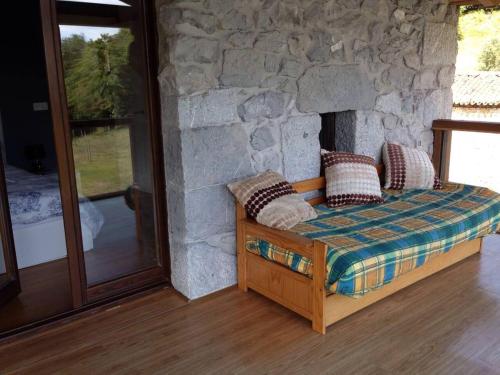 Ένα ή περισσότερα κρεβάτια σε δωμάτιο στο Casa con encanto