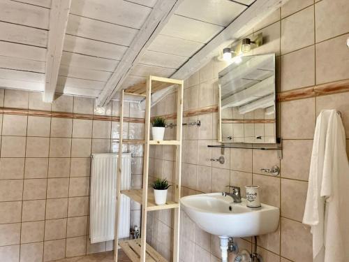 Koupelna v ubytování EcoLodge Delmar