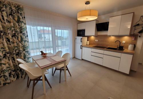 Dapur atau dapur kecil di Apartment My Flower