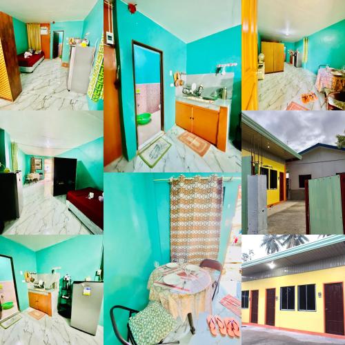 un collage de fotos de una casa en Budget-StudioRoom-Panabo-Homestay en Panabo