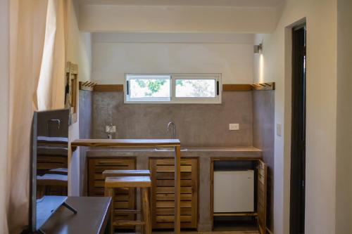 Una cocina o kitchenette en Afreeka Beach Hotel