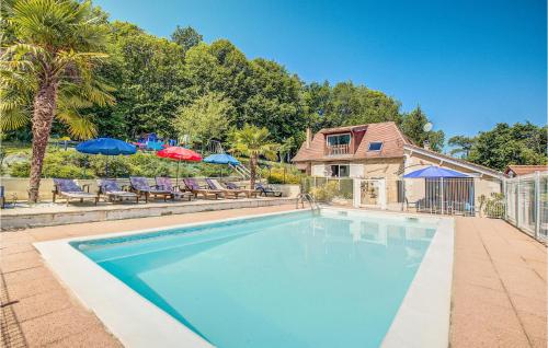 Πισίνα στο ή κοντά στο Awesome Home In Blis Et Born