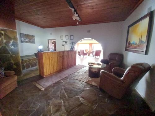 Гостиная зона в Die Windpomp Guesthouse