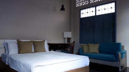 מיטה או מיטות בחדר ב-Casa Ari - Trang City Center