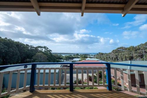 a view from the balcony of a house at Ashani - My house is your house. in Augusta