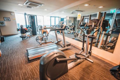 Fitness centrum a/nebo fitness zařízení v ubytování Molly's Little Apartments