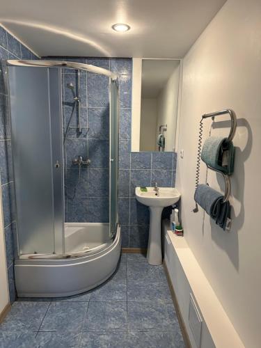 Ванная комната в Engure apartment "Little one"