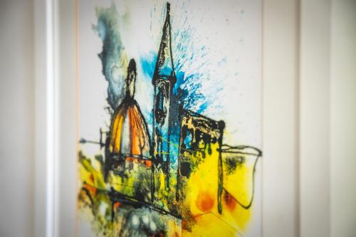 a picture of a painting of a building at Lemon Tree Relais by CX Collection in Żabbar