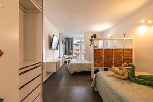 Ένα ή περισσότερα κρεβάτια σε δωμάτιο στο New apartament Las Americas