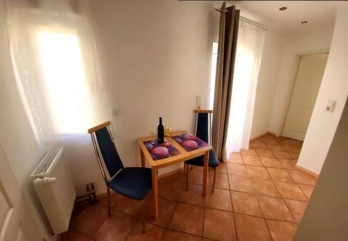 Posezení v ubytování Weinhaus Helbig