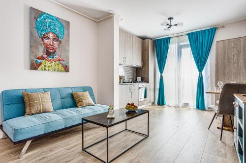 Posezení v ubytování ARI Olive Apartment near Atrium & AFI Mall